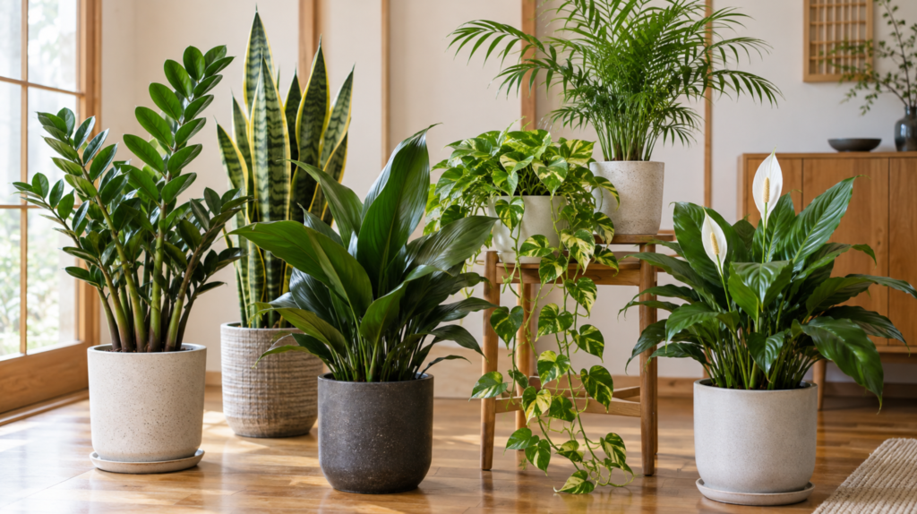 サンスベリアやポトスなど室内の日陰におすすめの観葉植物